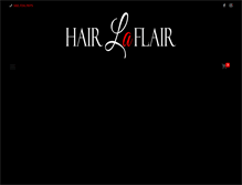Tablet Screenshot of hairlaflair.com